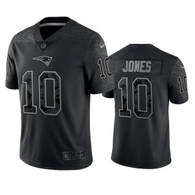 Tröjor New England Patriots Mac Jones 10 Svart Reflective Limited - Män